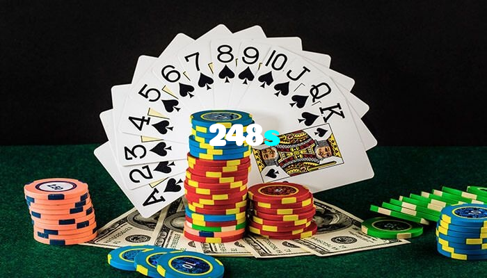 248s casino presented on mobile device in Pakistan with slots and live games